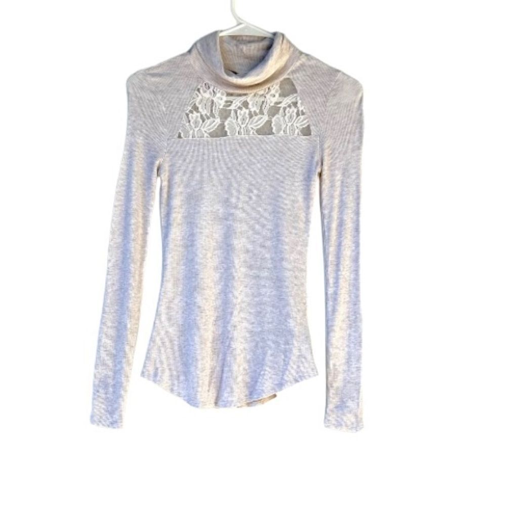 Eloise Lace Turtleneck XS Top